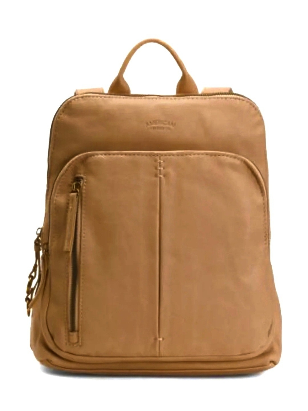 American Leather Co. Women's Leather Backpack In Cafe